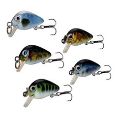 1.8g 3cm Crankbait Lure Set 5PCS for Bass Fishing with Synthetic Material Build