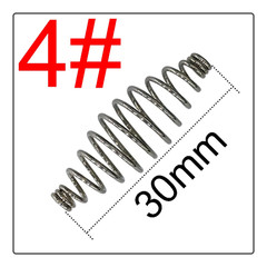 50pcs Carp Fishing Hooks Barbed Single Circle Explosion Hooks with Swivel Spring
