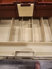 Plano Model 758 Large Tackle Box Storage Fishing 4-drawer Deep top USA Clean