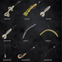 Fishing Accessories Kit, 264/423PCS Fishing Tackle Box with Hooks, Weights, Sink