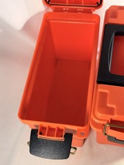 Lot of 2 Plano 1312-52 Marine Box Orange Water Resistant O-Ring Seal USA Nice