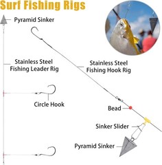 Comprehensive 136pcs Saltwater Fishing Gear Set with Lures, Hooks & Tackle Box