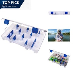 Outdoors Tuff Tainer Fishing Tackle Box 11×7.25×1.75 with Zerust Anti-Rust Di…