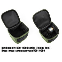For 500-10000 Series Fishing Wheel Accessories Storage Bag Carp Fish Hook Bag