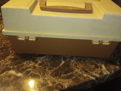 Vintage Plano Molding Co. Model 2200 Tackle Box made in USA No Tray