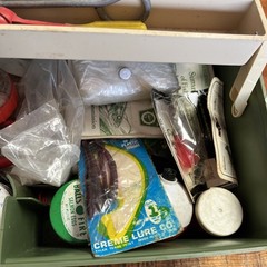 Vintage Plano Tackle Box W/Assorted Fishing Supplies Inside *Some New Supplies!