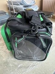 NEW Wakeman Outdoors Black Green Soft Sheel Fishing Tackle Box