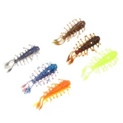 Durable Soft Plastic Shrimp Lures for Bass Trout Crappie Fishing Assorted Colors