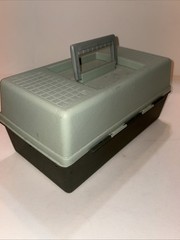 VTG Swift 1000 PC Fishing Tackle W/Green Tackle Box Multi-Level OPEN BOX