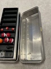 Vintage UMCO 175A Aluminum Tackle Box-3 Tier Tray Includes Contents