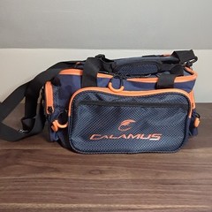 Calamus TB61 Canvas Tackle Bag Blue Orange Fishing Bag NEW