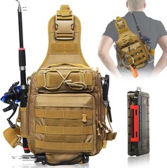 Ergonomic Fishing Tackle Backpack with Utility Pockets – Ideal for Men & Women