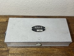 Vintage UMCO Made In USA Model 10 Aluminum Fishing 2 Sided Tackle Box