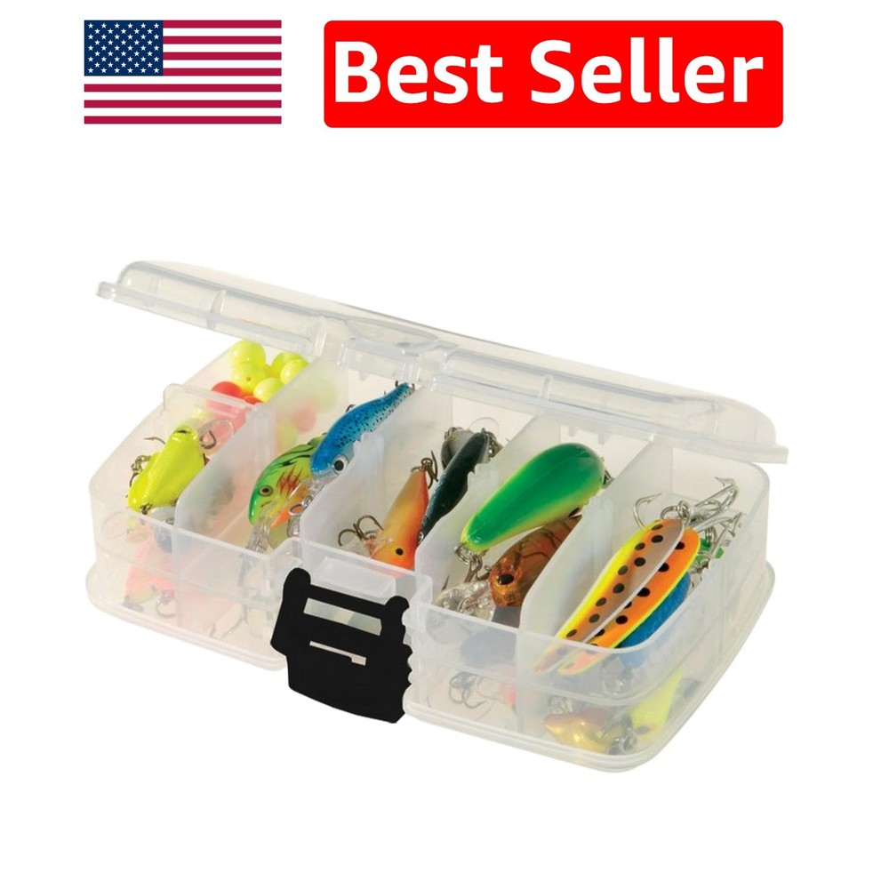 Transparent Double-Sided Tackle Storage – Adjustable Compartments for Small Gear