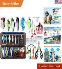 Advanced Fishing Lures & Tackle Box for Men – Saltwater & Freshwater Ready