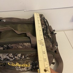 Cabela’s Camo Soft-Sided Fishing Hunting Tackle Bag Shoulder Strap Multi Pocket