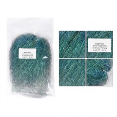 Synthetic Angel Hair Mylar Filament 24.5 cm x 14 cm for Streamer Fly Tying