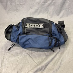 Cabellas Fishing Catch All Canvas Duffle Gear Bag Navy 16”x8”x 5”