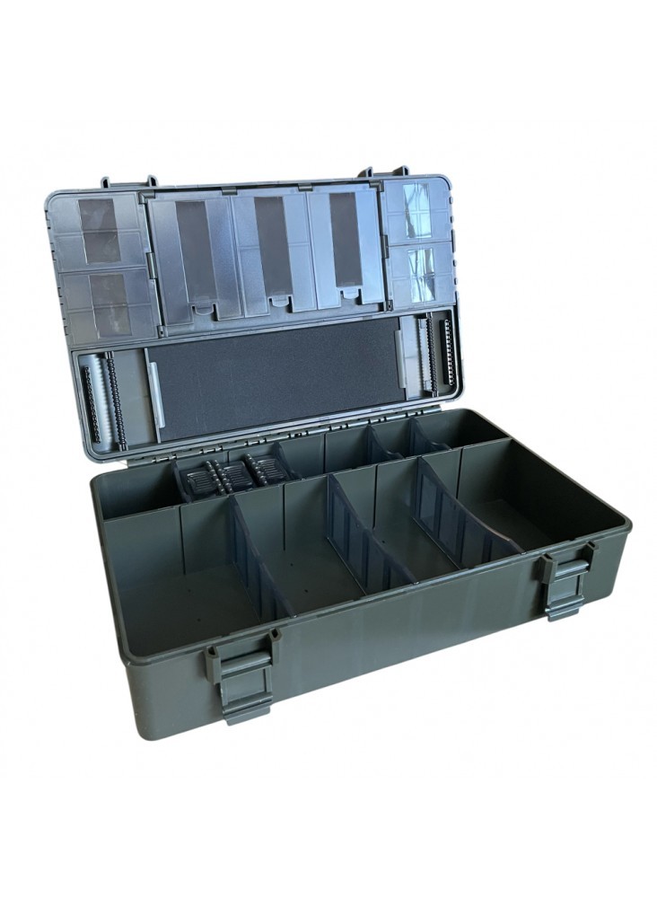 FL Carp Pro Box Tackle Storage Organizer Carp Fishing Rig Box 30×19.5×7.5cm