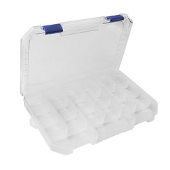 2 PCS Large Plastic Tackle Box Storage Organizer 3700 Utility Tray Divider