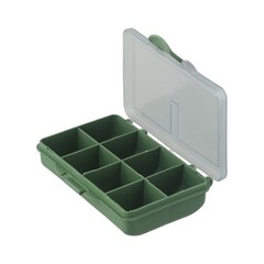 1-8Compartments Storage Box Carp Fishing Tackle Boxes Bait 105*65 *24mm Portable