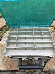 Plano Guide Series Model 1258 Big Fishing Tackle Box 17 X 11.5 X 7.5 USA Made