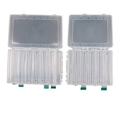 High Quality Lure Box Large Capacity Storage Box Double Sided Fishing Gear Box