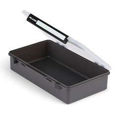 Deep Open Tackle Box with Transparent Lid, Stackable Storage for Bait & Lures