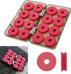 16pcs Fishing Foam Spools & Board – Fishing Line Organizer Accessories