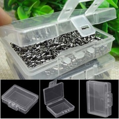 Transparent Fishing Lure Tackle Hook Bait Plastic Storage Box Container for Case