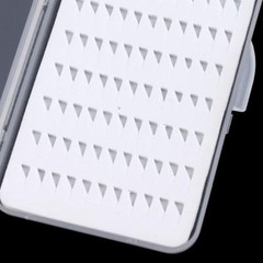 Slim Clear Foam Plastic Fly Fishing Box Holders Case Flies Holder Storage Lures