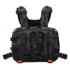 1pcs Multifunctional Outdoor Fishing Backpack, Chest Bag and Waist Bag