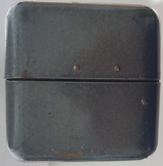 Vintage My Buddy Metal Fishing Tackle Box 2 Trays Gray