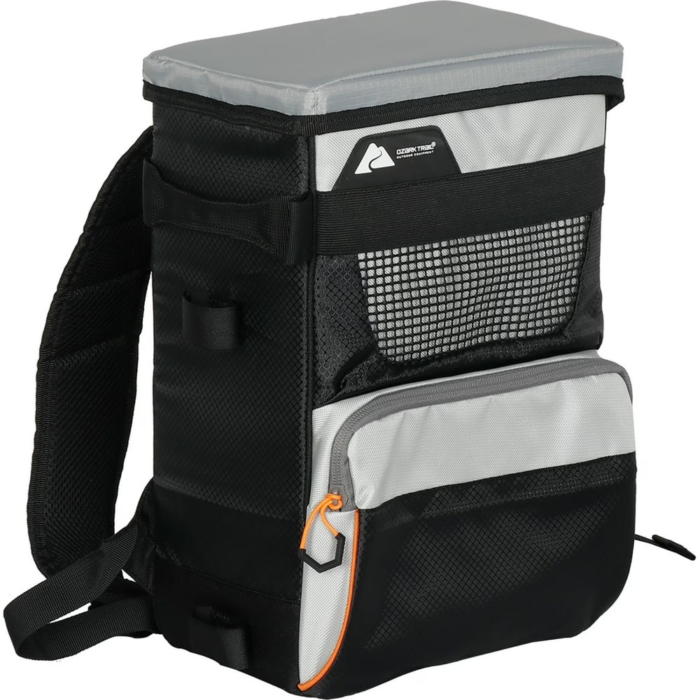 Ozark Trail 3700 Tackle Backpack with Three Trays, Gray, Adult, Unisex