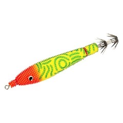 Luminous Noctilucent Squid Bait 80mm 5g Wooden Shrimp Jig Hook Rubber Metal Mix
