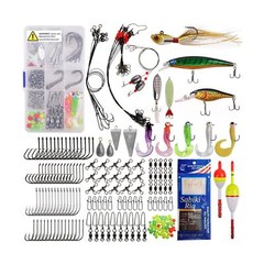 OROOTL Saltwater Fishing Tackle Kit -212pcs Ocean Fishing Tackle Box Include …