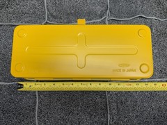 Megabass Metal Toyo Steel Tackle Box Yellow New