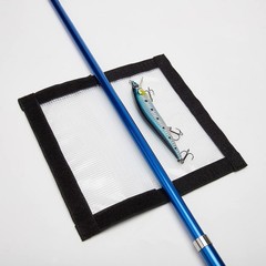 Fishing Lure Wraps Tangle Free Hook Covers Rod Protector Storage 4PK Clear