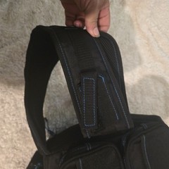 Evolution Outdoor S36005-EV Drift Blue/Black Fishing Tackle Sling Bag w/ Trays