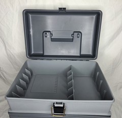 Vintage PLANO 1233 Fishing Tackle Box W/ No Storage Trays