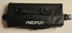 Waterproof Fishing Tote By Piscifun 23” Tall By 14 1/2” Wide New Open Box BLACK