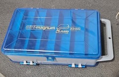 Plano Mini Magnum 3215N Tackle Box Fishing Storage Organizer Blue Gray