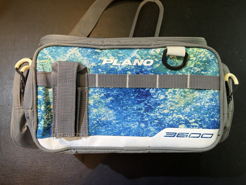 Plano 3600 Soft Sided Fishing Tackle Bag Blue Water Camo Saltwater Style Bag
