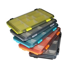Double Sided Tackle Box Storage Box Plastic Fishing Lure Bait Organizer Case