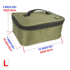 PVC Oxford Fishing Gear Bag – Multi-Compartment Storage for Reels, Lures & Tackl