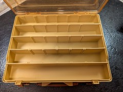 Vintage Magnum By Plano Fishing Tackle Box 1152 Double Sided 15 x 11 x 5