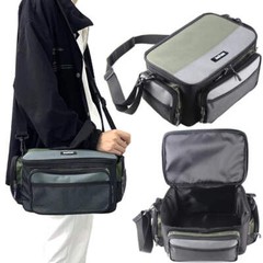JSFUN Large Capacity Multifunctional Fishing Tackle Bags Oxford Fishing Bag Fish