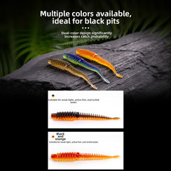 Multi Color Paddle Tail Swimbait Set 7.5cm 10pcs + 8.5cm 10pcs Freshwater Use