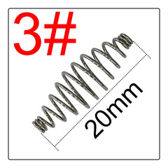 50pcs Carp Fishing Hooks Barbed Single Circle Explosion Hooks with Swivel Spring