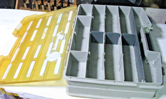Fenwick “Color-C-Lector” Two-Sided Tackle Box, 22 Comparments – GUC*